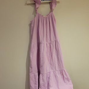 J Crew Lilac Cotton Maxi Summer Dress